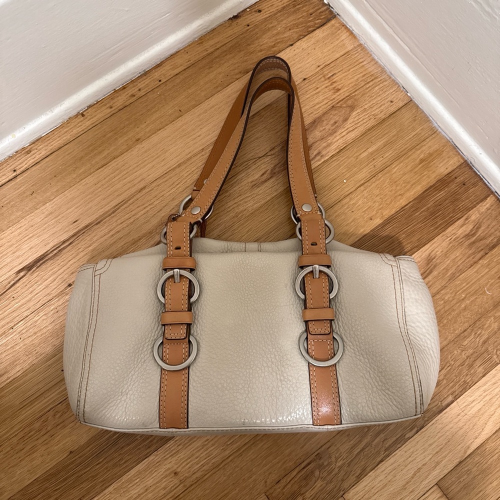 Coach Chelsea Satchel Cream